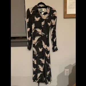 H&M long sleeve Bird Dress New with tags